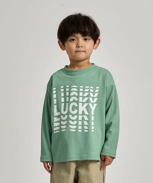 b・ROOM / ビールーム Tシャツ | 【防汚・速乾・型崩れしない】【ムテキT】選べる４パターン８色プリントTシャツ（モデレート グリーン）