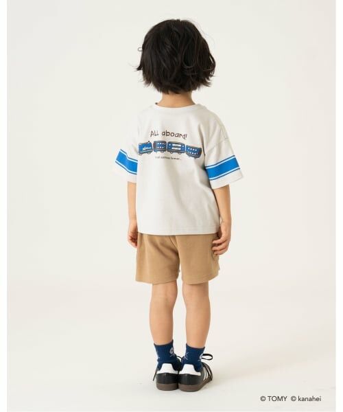 b・ROOM / ビールーム Tシャツ | 【あつまれ！プラレールズ】【どちらが前でもOK】シャリョーズ/アソートプリントTシャツ | 詳細13