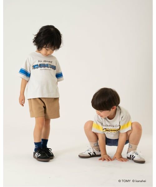 b・ROOM / ビールーム Tシャツ | 【あつまれ！プラレールズ】【どちらが前でもOK】シャリョーズ/アソートプリントTシャツ | 詳細15