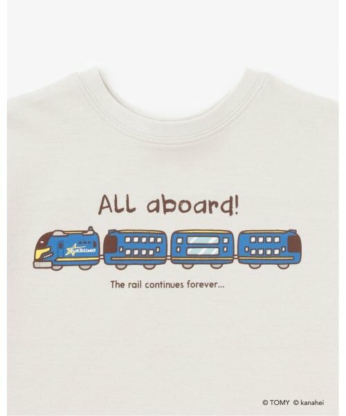 b・ROOM / ビールーム Tシャツ | 【あつまれ！プラレールズ】【どちらが前でもOK】シャリョーズ/アソートプリントTシャツ | 詳細5