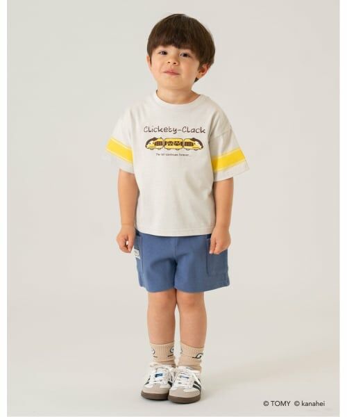 b・ROOM / ビールーム Tシャツ | 【あつまれ！プラレールズ】【どちらが前でもOK】シャリョーズ/アソートプリントTシャツ | 詳細8