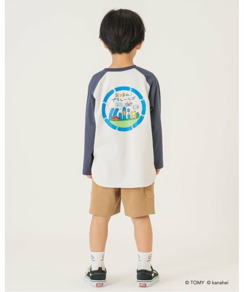 b・ROOM / ビールーム Tシャツ | 【あつまれ！プラレールズ】レールズ・ジョーケーズ/ワンポイントラグランTシャツ | 詳細14