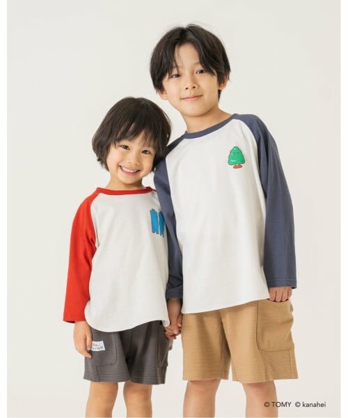 b・ROOM / ビールーム Tシャツ | 【あつまれ！プラレールズ】レールズ・ジョーケーズ/ワンポイントラグランTシャツ | 詳細15