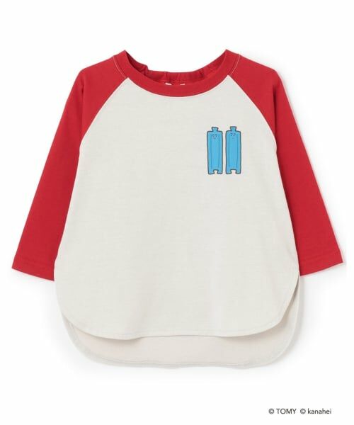 b・ROOM / ビールーム Tシャツ | 【あつまれ！プラレールズ】レールズ・ジョーケーズ/ワンポイントラグランTシャツ | 詳細2