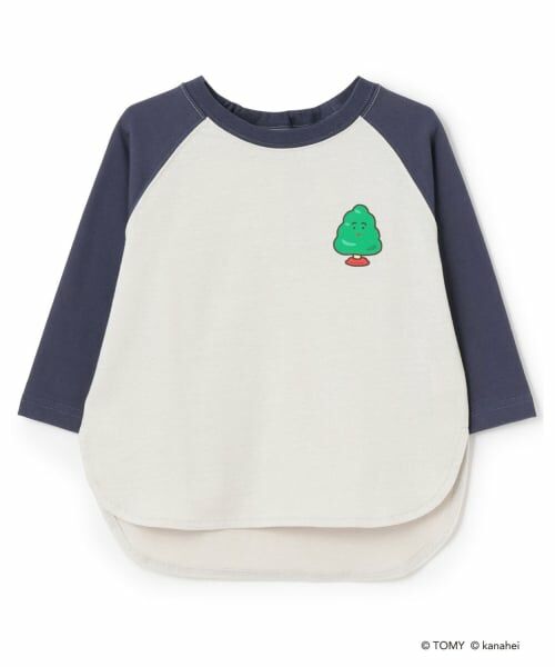 b・ROOM / ビールーム Tシャツ | 【あつまれ！プラレールズ】レールズ・ジョーケーズ/ワンポイントラグランTシャツ | 詳細4