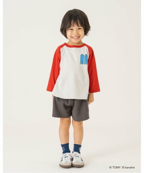 b・ROOM / ビールーム Tシャツ | 【あつまれ！プラレールズ】レールズ・ジョーケーズ/ワンポイントラグランTシャツ | 詳細9