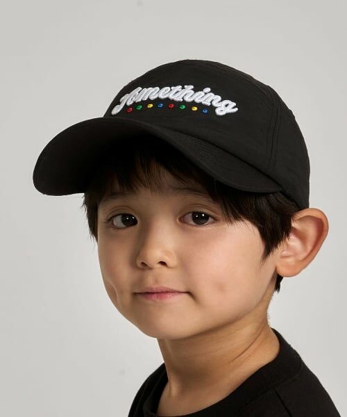 b・ROOM / ビールーム キャップ | ロゴ刺しゅうキャップ（黒）