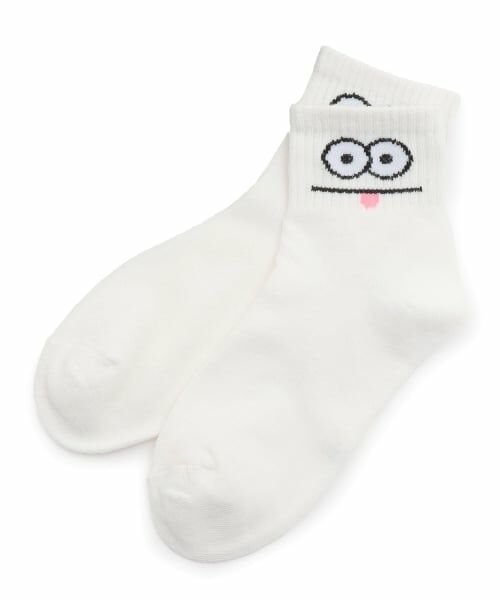 b・ROOM / ビールーム ソックス | ファニーフェイスクルーソックス | 詳細1