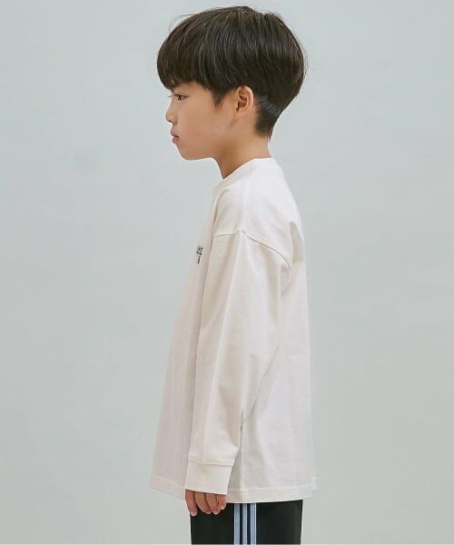 b・ROOM / ビールーム Tシャツ | 【綿100％】【スクール対応】名札付けループ付き長袖Tシャツ | 詳細12