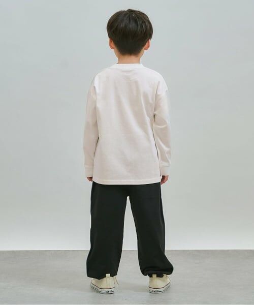 b・ROOM / ビールーム Tシャツ | 【綿100％】【スクール対応】名札付けループ付き長袖Tシャツ | 詳細13