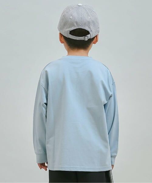 b・ROOM / ビールーム Tシャツ | 【綿100％】【スクール対応】名札付けループ付き長袖Tシャツ | 詳細15