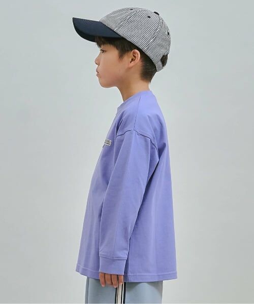 b・ROOM / ビールーム Tシャツ | 【綿100％】【スクール対応】名札付けループ付き長袖Tシャツ | 詳細16