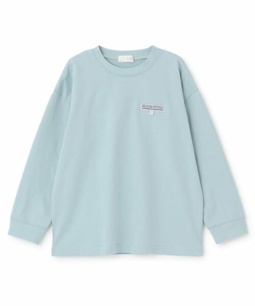 b・ROOM / ビールーム Tシャツ | 【綿100％】【スクール対応】名札付けループ付き長袖Tシャツ | 詳細2