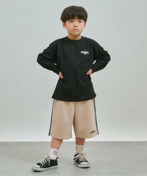 b・ROOM / ビールーム Tシャツ | 【綿100％】【スクール対応】名札付けループ付き長袖Tシャツ | 詳細21