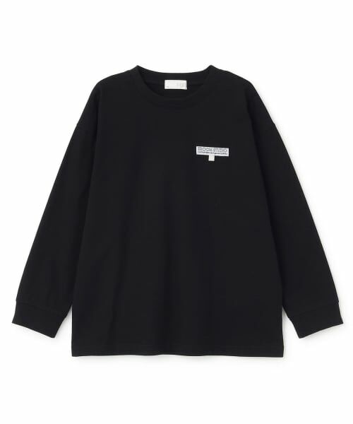 b・ROOM / ビールーム Tシャツ | 【綿100％】【スクール対応】名札付けループ付き長袖Tシャツ | 詳細3