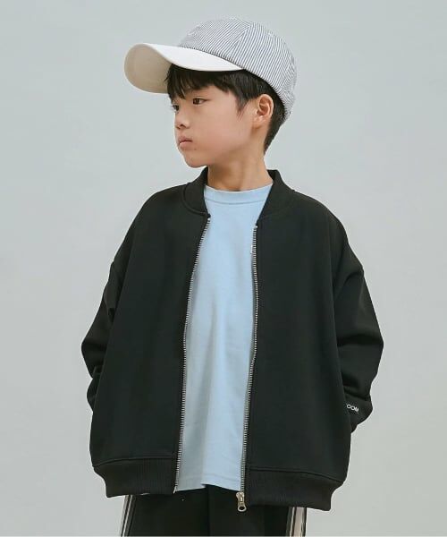 b・ROOM / ビールーム ブルゾン | 【セットアップ対応・スクール対応】さらっと羽織れるブルゾン(黒)