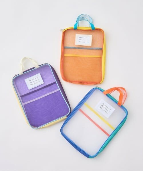 b・ROOM / ビールーム ステーショナリー | 【スクール対応】A4サイズが入るメッシュマルチケース | 詳細3