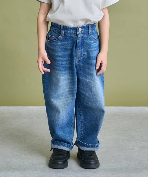b・ROOM / ビールーム その他パンツ | 【ともデニ】ストレートデニムパンツ（ブルー）