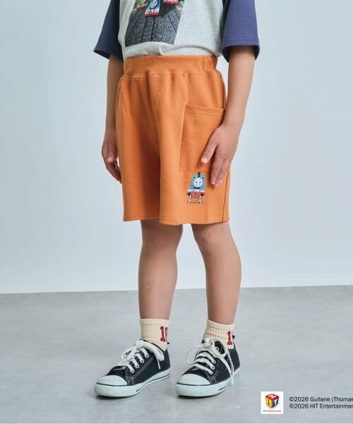 b・ROOM / ビールーム ショート・ハーフ・半端丈パンツ | 【きかんしゃトーマス】トーマスワンポイントハーフパンツ | 詳細14
