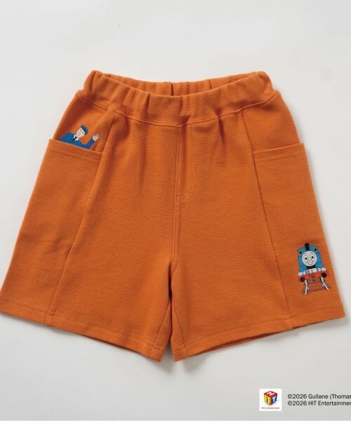 b・ROOM / ビールーム ショート・ハーフ・半端丈パンツ | 【きかんしゃトーマス】トーマスワンポイントハーフパンツ | 詳細2