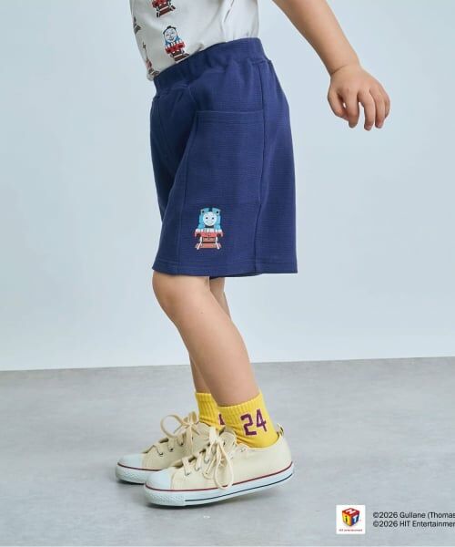 b・ROOM / ビールーム ショート・ハーフ・半端丈パンツ | 【きかんしゃトーマス】トーマスワンポイントハーフパンツ | 詳細23