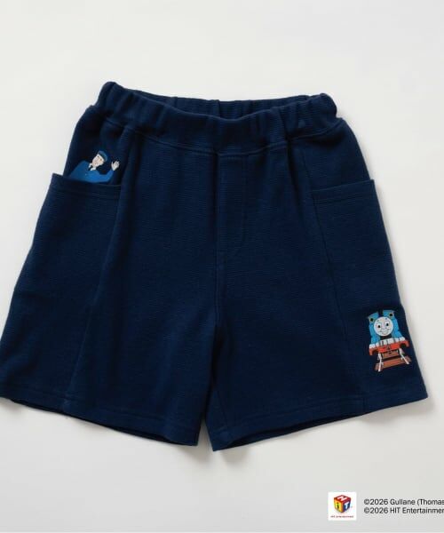 b・ROOM / ビールーム ショート・ハーフ・半端丈パンツ | 【きかんしゃトーマス】トーマスワンポイントハーフパンツ | 詳細3