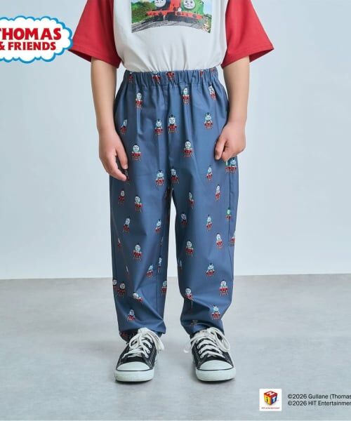 b・ROOM / ビールーム その他パンツ | 【きかんしゃトーマス】トーマス総柄パンツ（チャコール）