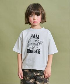 b・ROOM / ビールーム Tシャツ | 【防汚・速乾・型崩れしない】ジャンクフードアソートプリントTシャツ