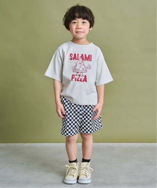 b・ROOM / ビールーム Tシャツ | 【防汚・速乾・型崩れしない】ジャンクフードアソートプリントTシャツ | 詳細14