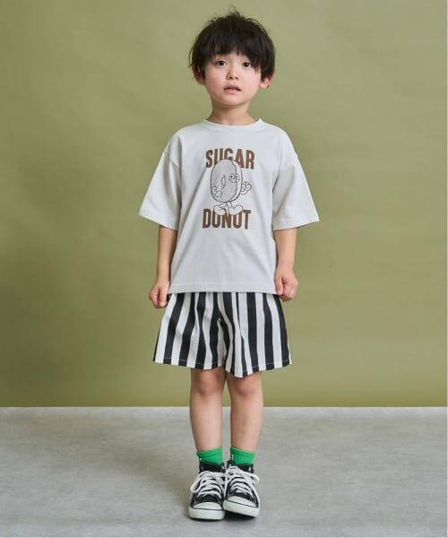 b・ROOM / ビールーム Tシャツ | 【防汚・速乾・型崩れしない】ジャンクフードアソートプリントTシャツ | 詳細17