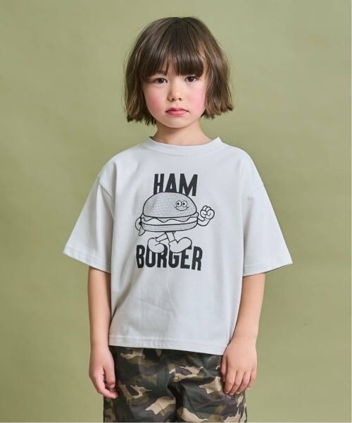 b・ROOM / ビールーム Tシャツ | 【防汚・速乾・型崩れしない】ジャンクフードアソートプリントTシャツ（黒）