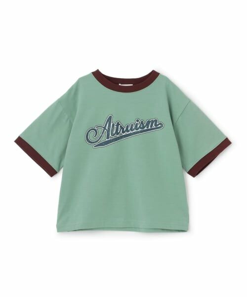 b・ROOM / ビールーム Tシャツ | 【防汚・速乾・型崩れしない】カスレロゴプリントリンガーTシャツ | 詳細1