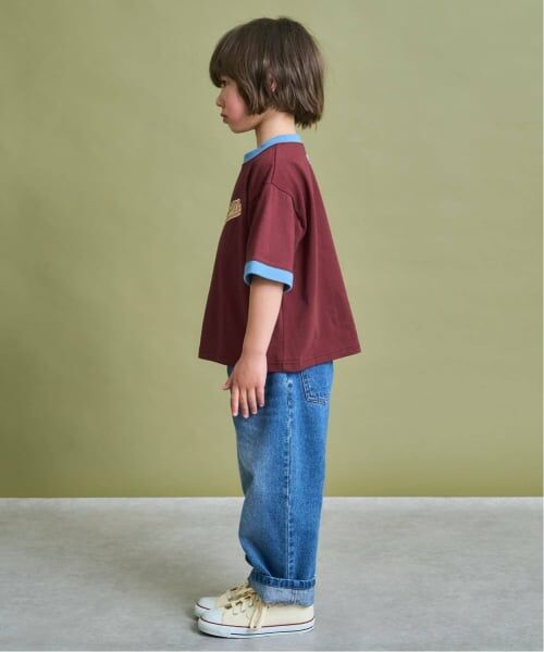 b・ROOM / ビールーム Tシャツ | 【防汚・速乾・型崩れしない】カスレロゴプリントリンガーTシャツ | 詳細16