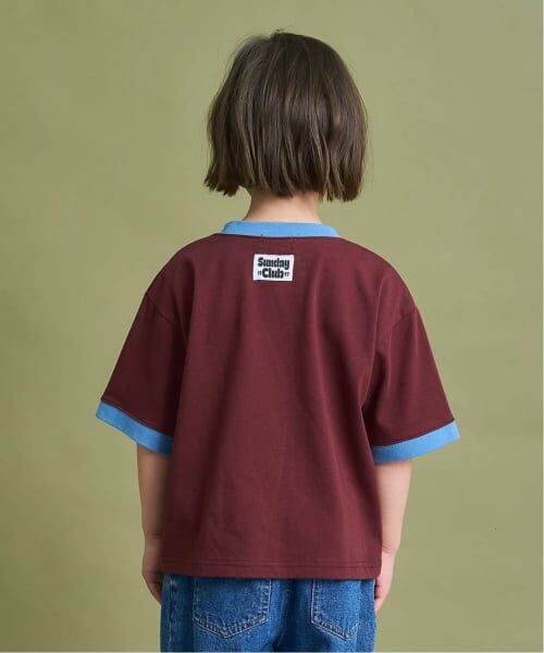 b・ROOM / ビールーム Tシャツ | 【防汚・速乾・型崩れしない】カスレロゴプリントリンガーTシャツ | 詳細17