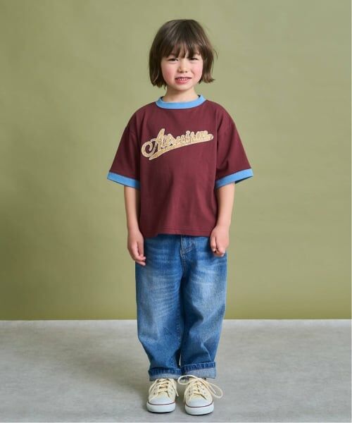 b・ROOM / ビールーム Tシャツ | 【防汚・速乾・型崩れしない】カスレロゴプリントリンガーTシャツ | 詳細18