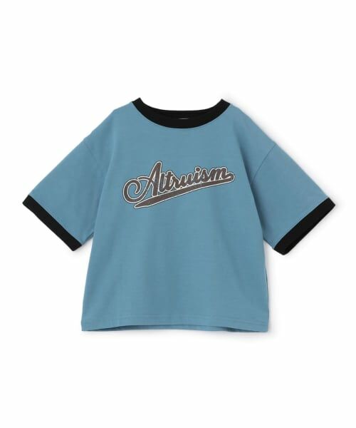 b・ROOM / ビールーム Tシャツ | 【防汚・速乾・型崩れしない】カスレロゴプリントリンガーTシャツ | 詳細2