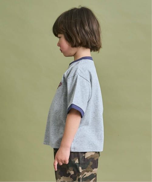 b・ROOM / ビールーム Tシャツ | 【防汚・速乾・型崩れしない】カスレロゴプリントリンガーTシャツ | 詳細22