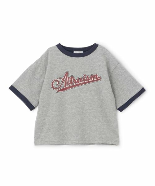 b・ROOM / ビールーム Tシャツ | 【防汚・速乾・型崩れしない】カスレロゴプリントリンガーTシャツ | 詳細3