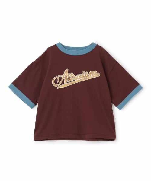 b・ROOM / ビールーム Tシャツ | 【防汚・速乾・型崩れしない】カスレロゴプリントリンガーTシャツ | 詳細4