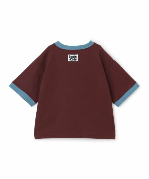 b・ROOM / ビールーム Tシャツ | 【防汚・速乾・型崩れしない】カスレロゴプリントリンガーTシャツ | 詳細5