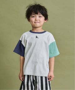 b・ROOM / ビールーム Tシャツ | 【防汚・速乾・型崩れしない】【どちらが前でもOK】テトラード配色Tシャツ