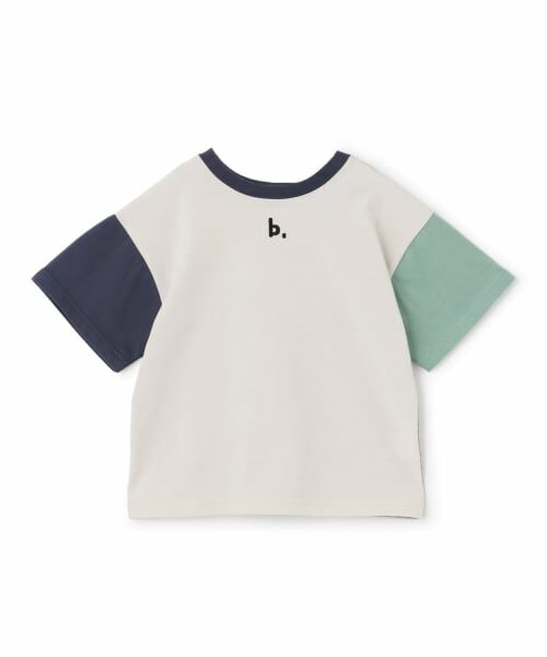 b・ROOM / ビールーム Tシャツ | 【防汚・速乾・型崩れしない】【どちらが前でもOK】テトラード配色Tシャツ | 詳細1