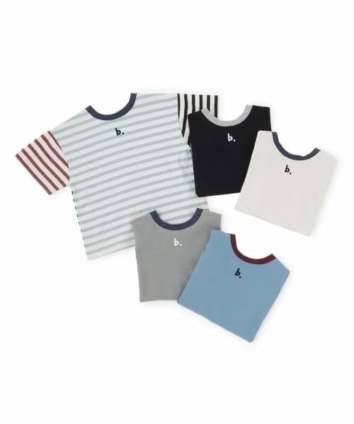 b・ROOM / ビールーム Tシャツ | 【防汚・速乾・型崩れしない】【どちらが前でもOK】テトラード配色Tシャツ | 詳細16