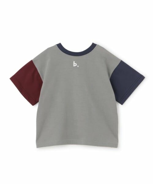 b・ROOM / ビールーム Tシャツ | 【防汚・速乾・型崩れしない】【どちらが前でもOK】テトラード配色Tシャツ | 詳細2
