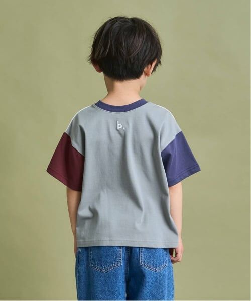 b・ROOM / ビールーム Tシャツ | 【防汚・速乾・型崩れしない】【どちらが前でもOK】テトラード配色Tシャツ | 詳細23