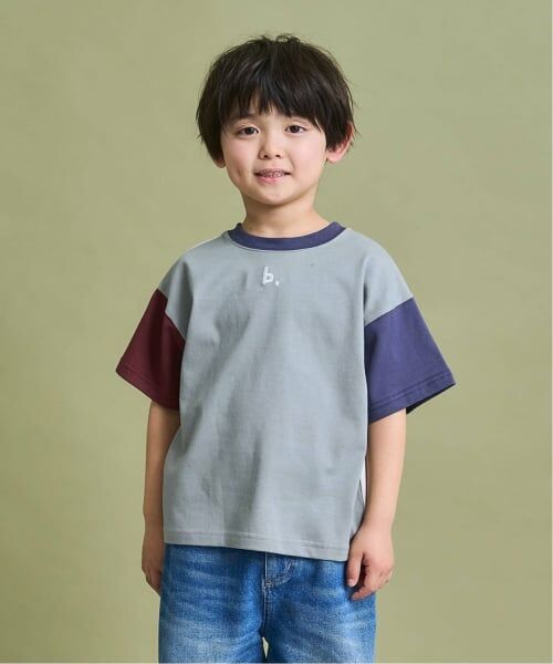 b・ROOM / ビールーム Tシャツ | 【防汚・速乾・型崩れしない】【どちらが前でもOK】テトラード配色Tシャツ | 詳細24