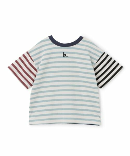 b・ROOM / ビールーム Tシャツ | 【防汚・速乾・型崩れしない】【どちらが前でもOK】テトラード配色Tシャツ | 詳細5