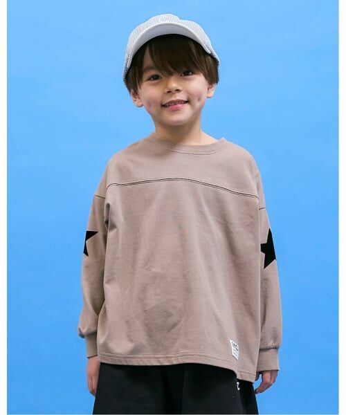 b・ROOM / ビールーム Tシャツ | 【防汚・速乾・型崩れしない】バックプリントTシャツ【MNCM】（シナモン）