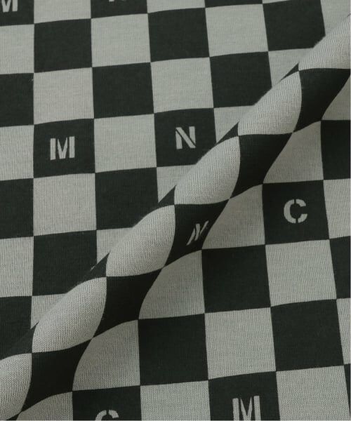 b・ROOM / ビールーム Tシャツ | 【防汚・速乾・型崩れしない】【どちらが前でもOK】チェッカーフラッグプリントTシャツ【MNCM】 | 詳細12
