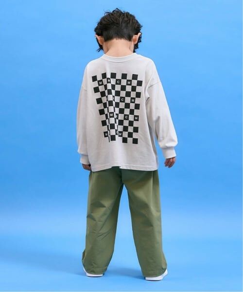 b・ROOM / ビールーム Tシャツ | 【防汚・速乾・型崩れしない】【どちらが前でもOK】チェッカーフラッグプリントTシャツ【MNCM】 | 詳細16